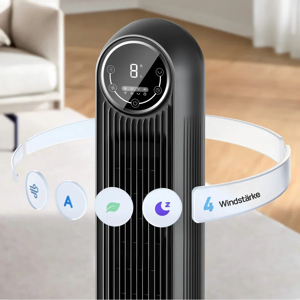Kann man einen Turmventilator den ganzen Tag eingeschalttet lassen? - DREO DE