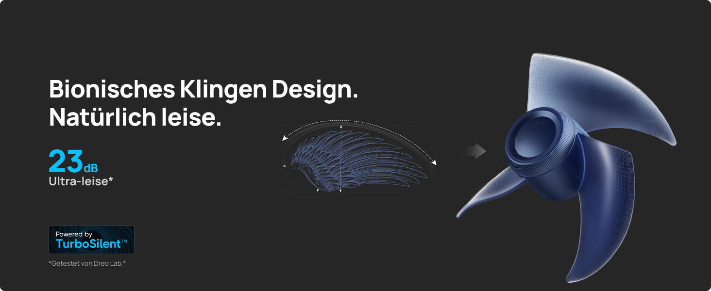 Bionisches Klingen Design. Natürlich leise.
