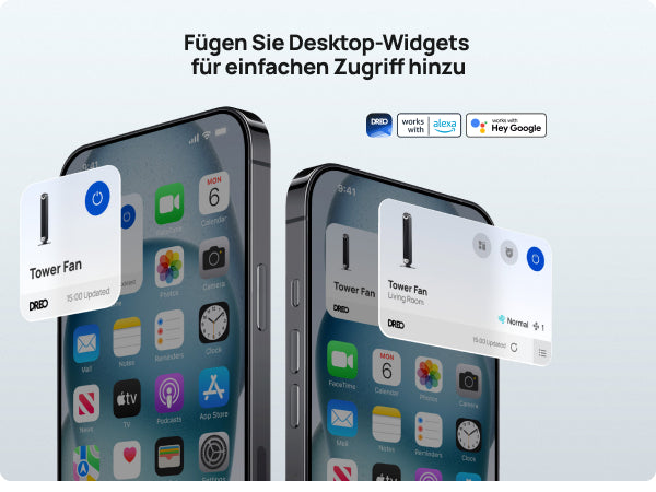 Fügen Sie Desktop-Widgets für einfachen Zugriff hinzu