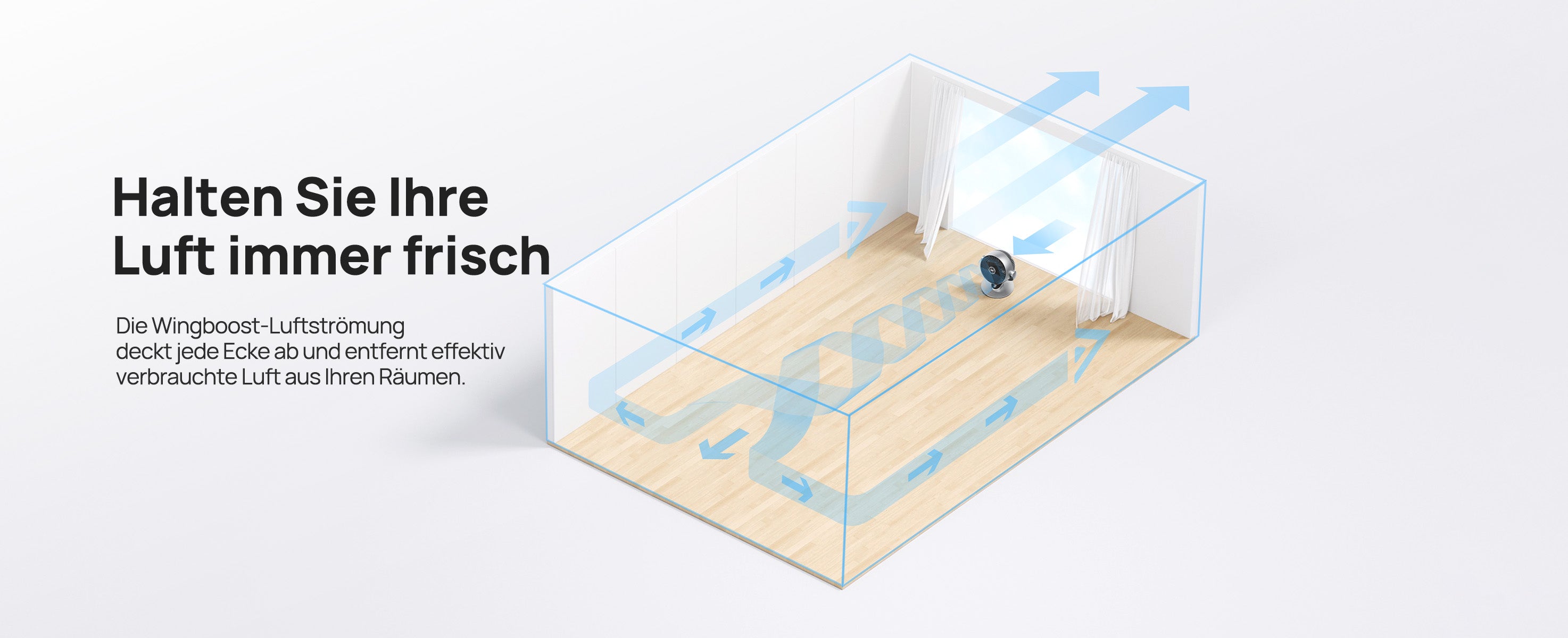 Halten Sie Ihre Luft immer frisch