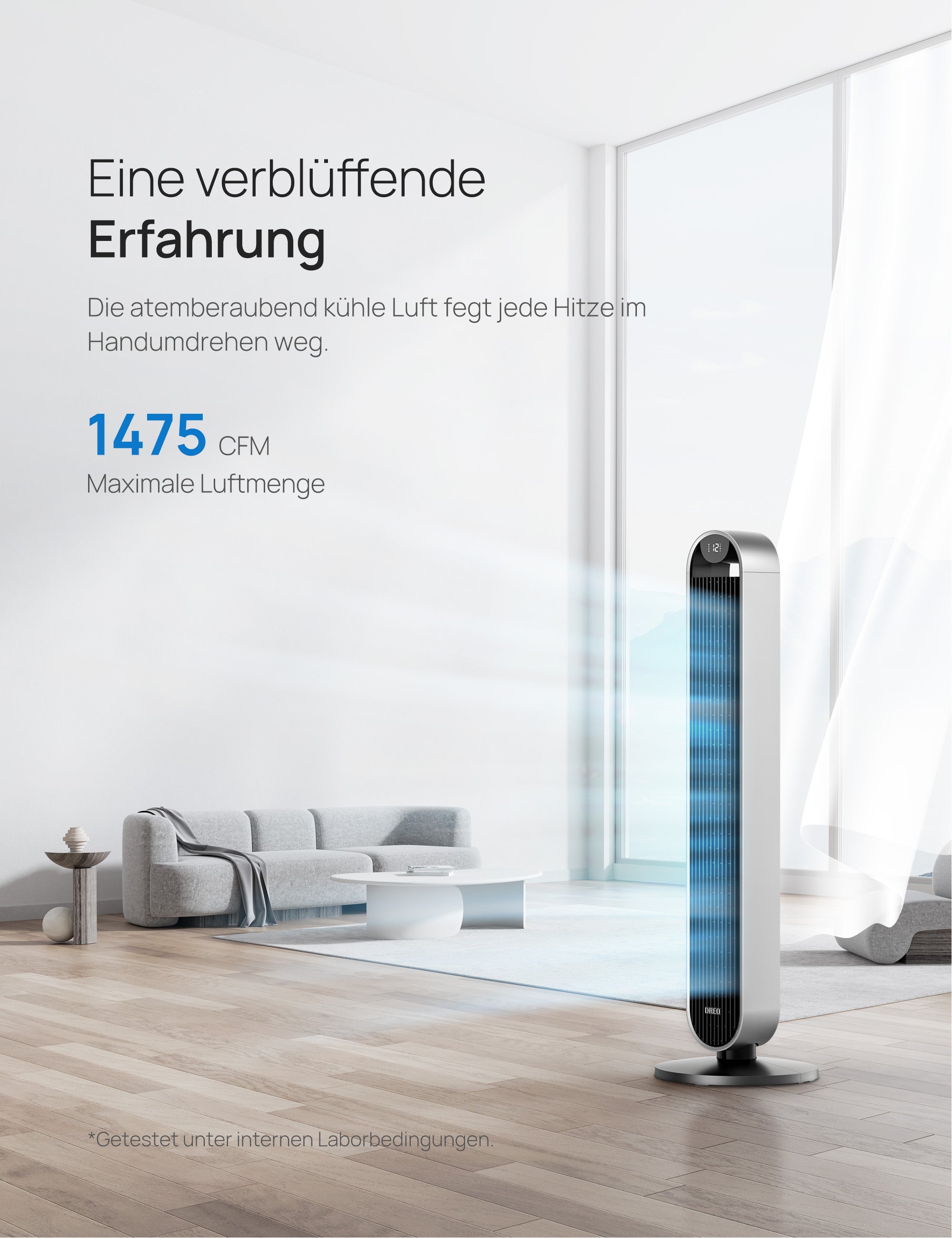 Intelligenter Turmventilator Pilot Max S