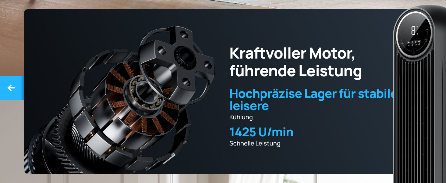 Kraftvoller Motor, führende Leistung