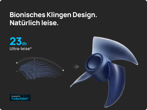 Bionisches Klingen Design. Natürlich leise.