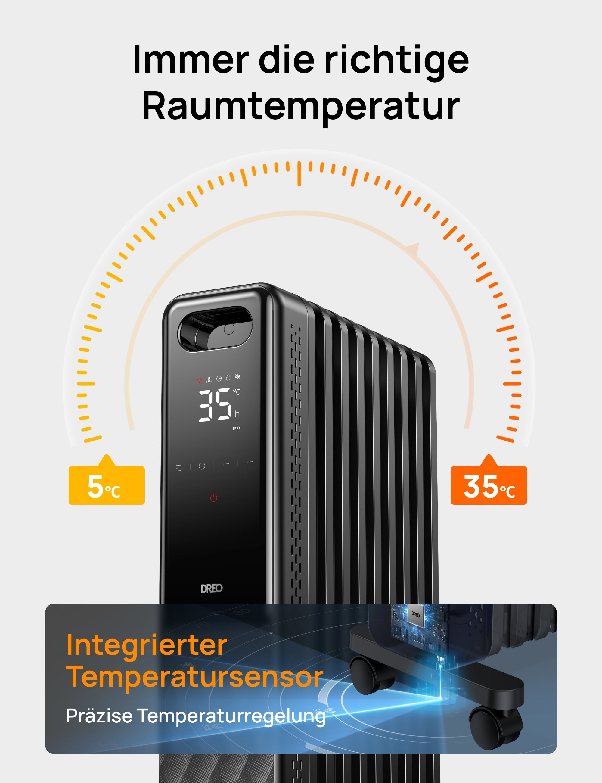 Radiatorheizung OH310S - DREO DE