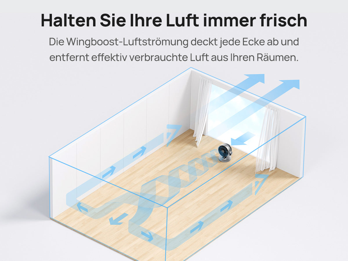 Halten Sie Ihre Luft immer frisch