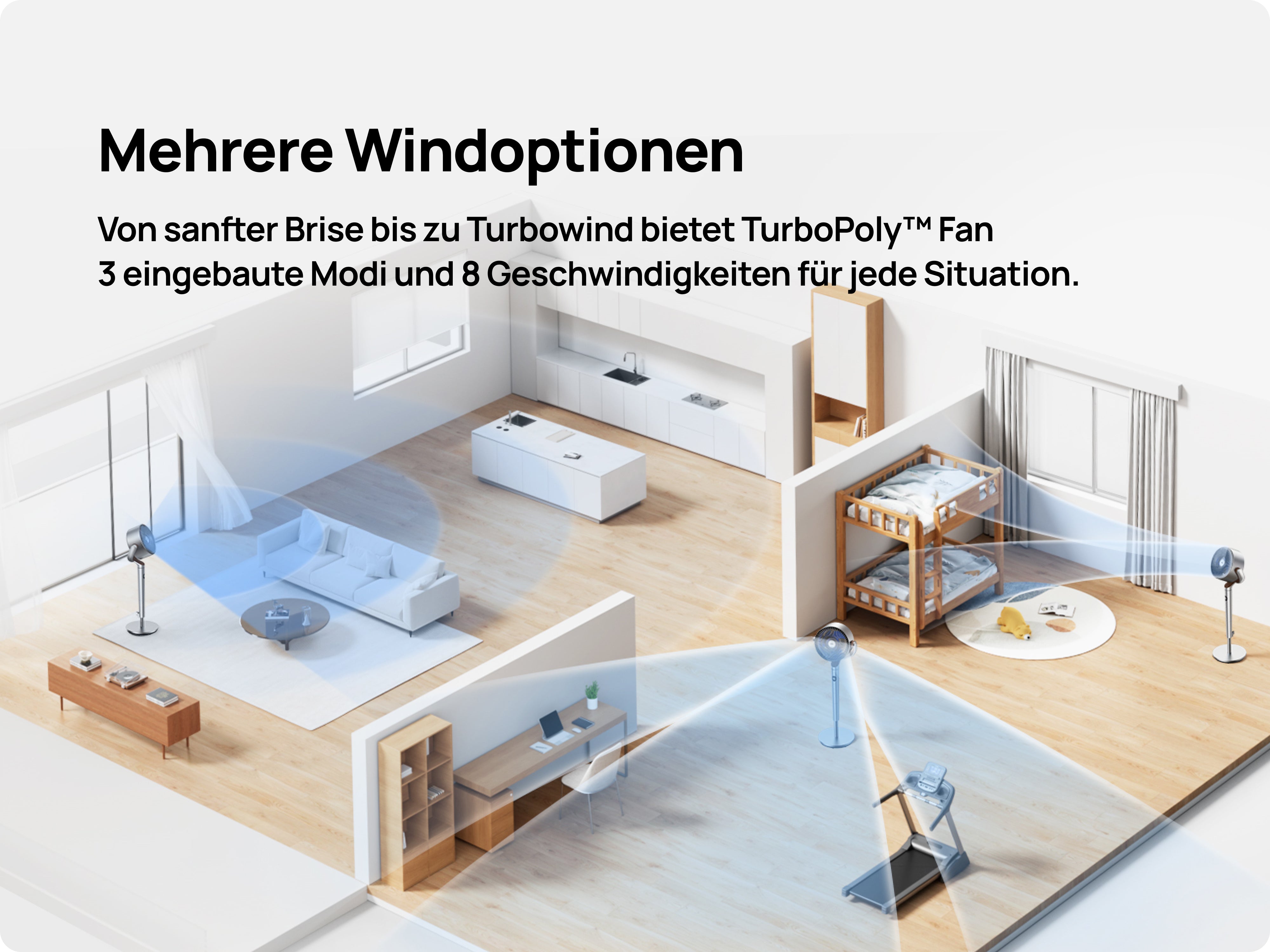 Mehrere Windoptionen