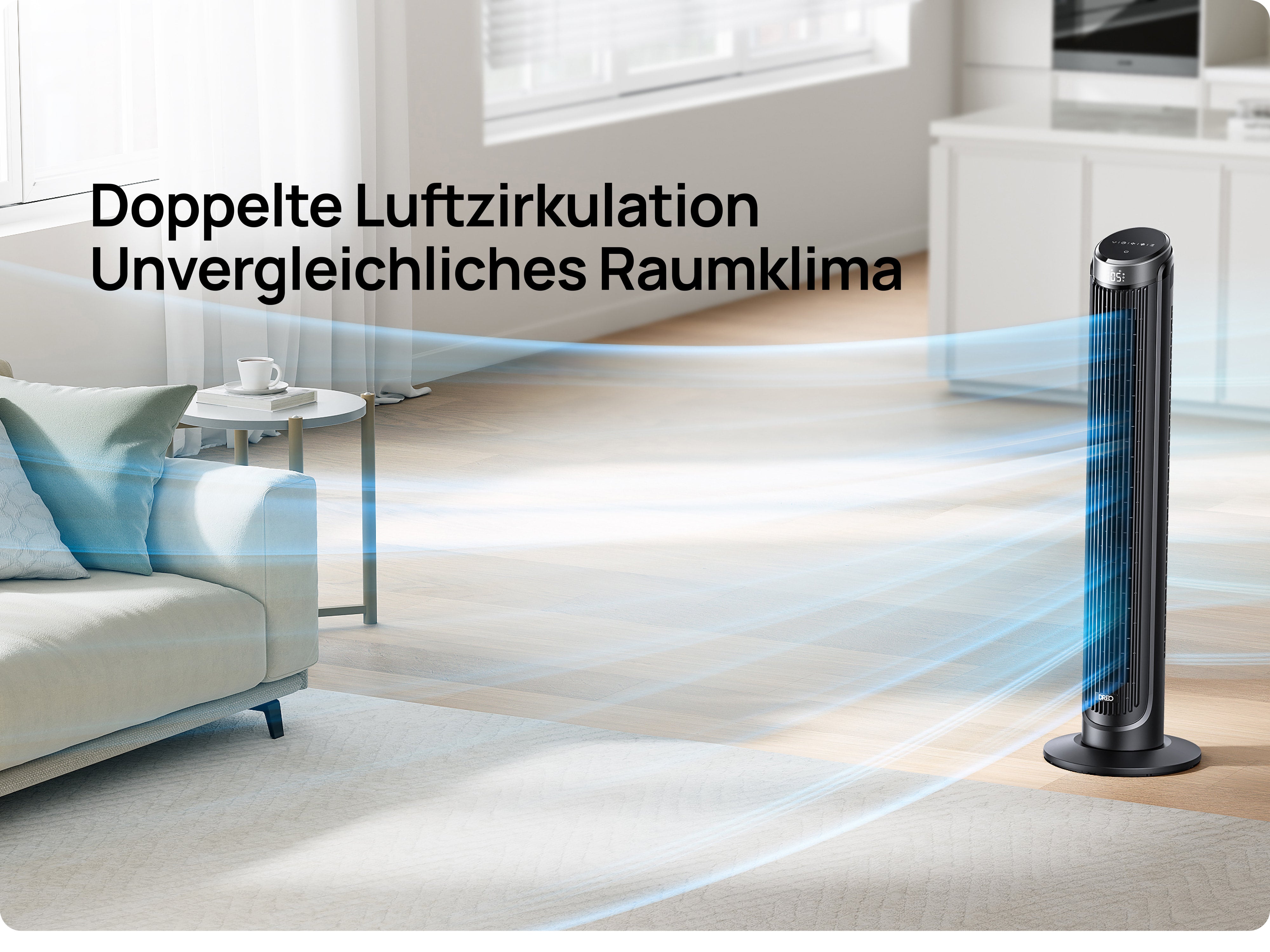 Doppelte Luftzirkulation Unvergleichliches Raumklima