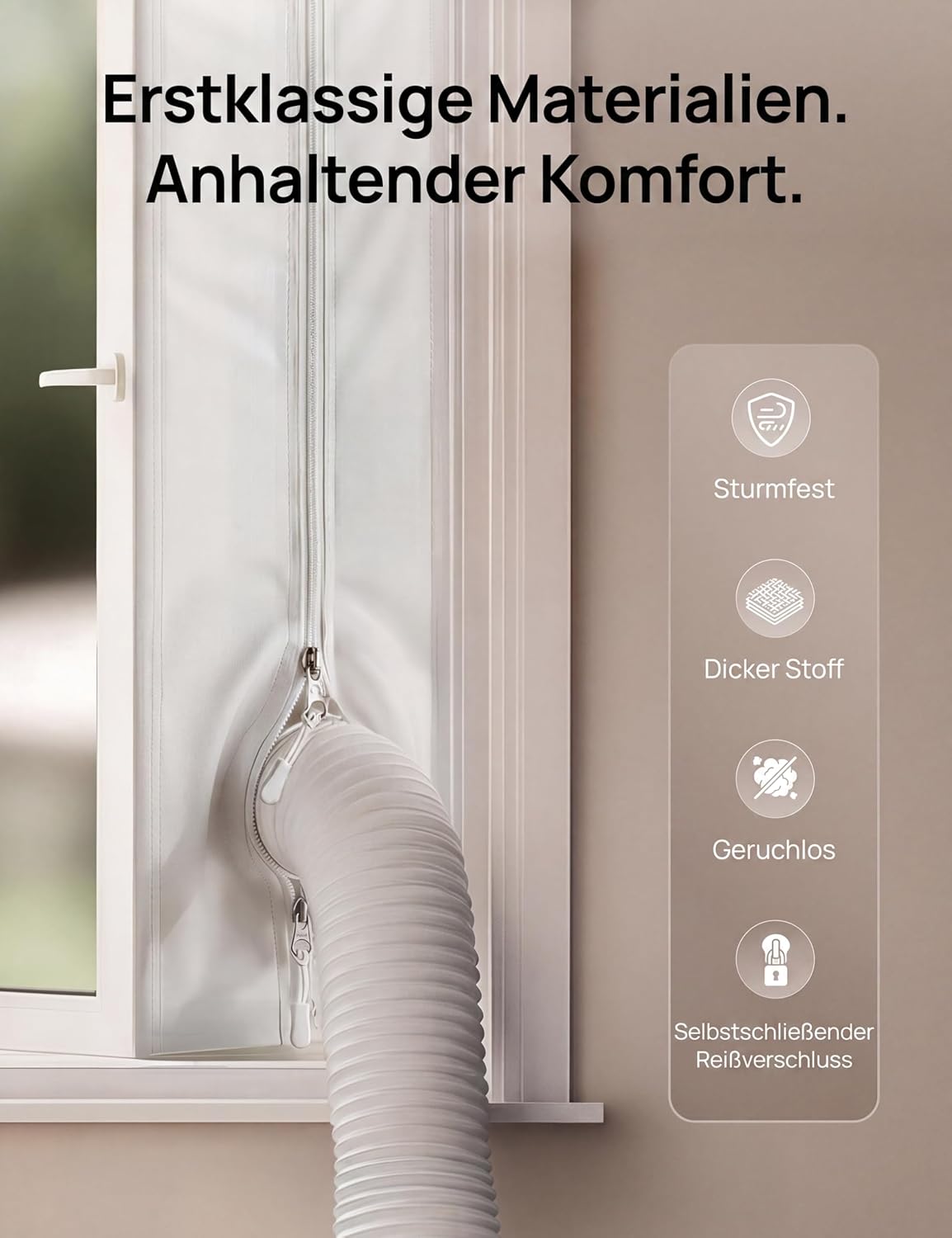 Klimaanlage Fensterdichtung Kit