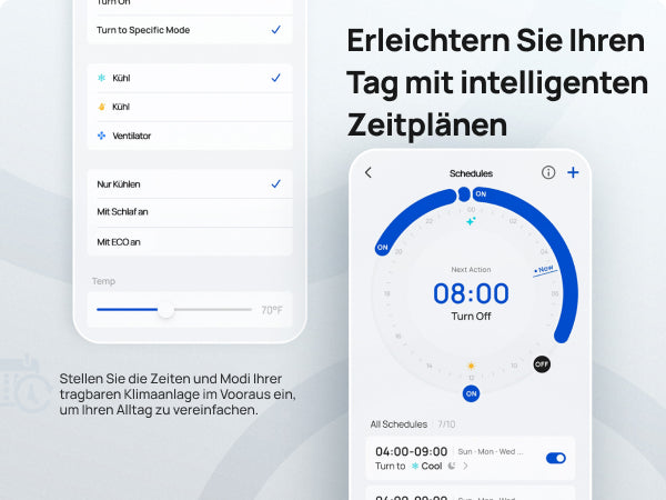 Erleichtern Sie Ihren Tag mit intelligenten Zeitplänen