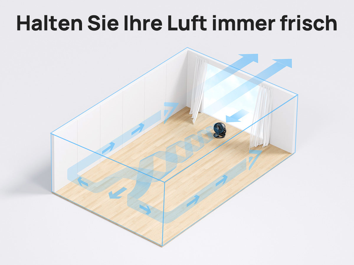 Halten Sie Ihre Luft immer frisch