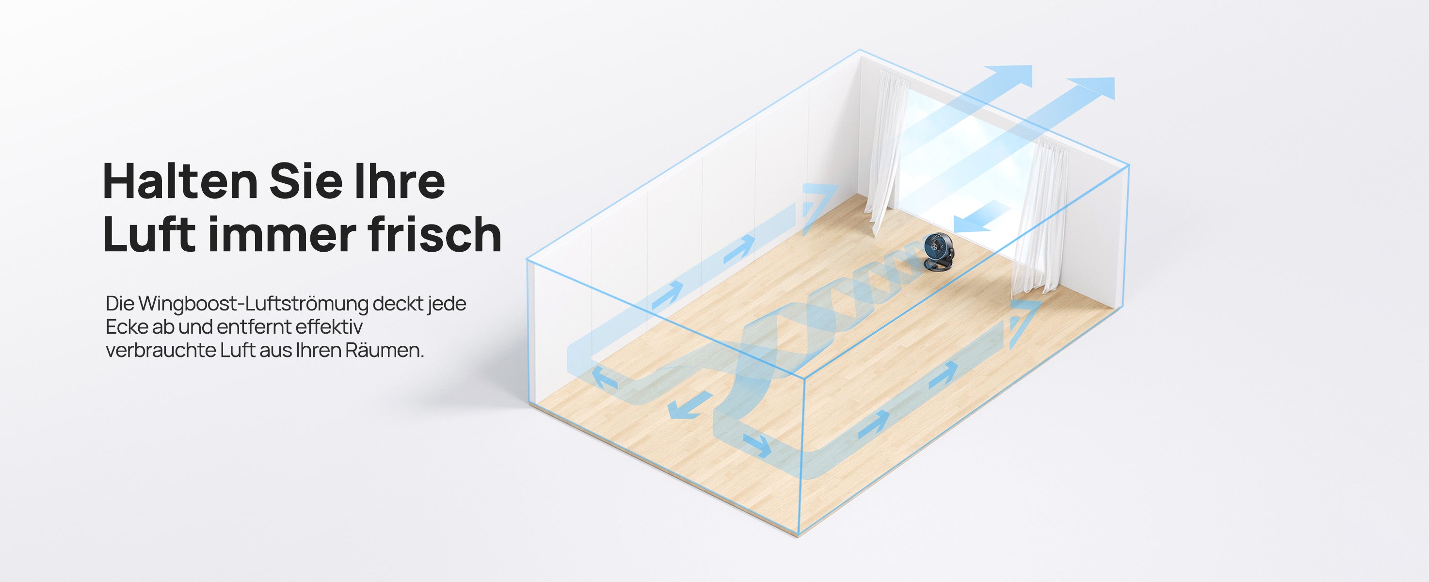 Halten Sie Ihre Luft immer frisch