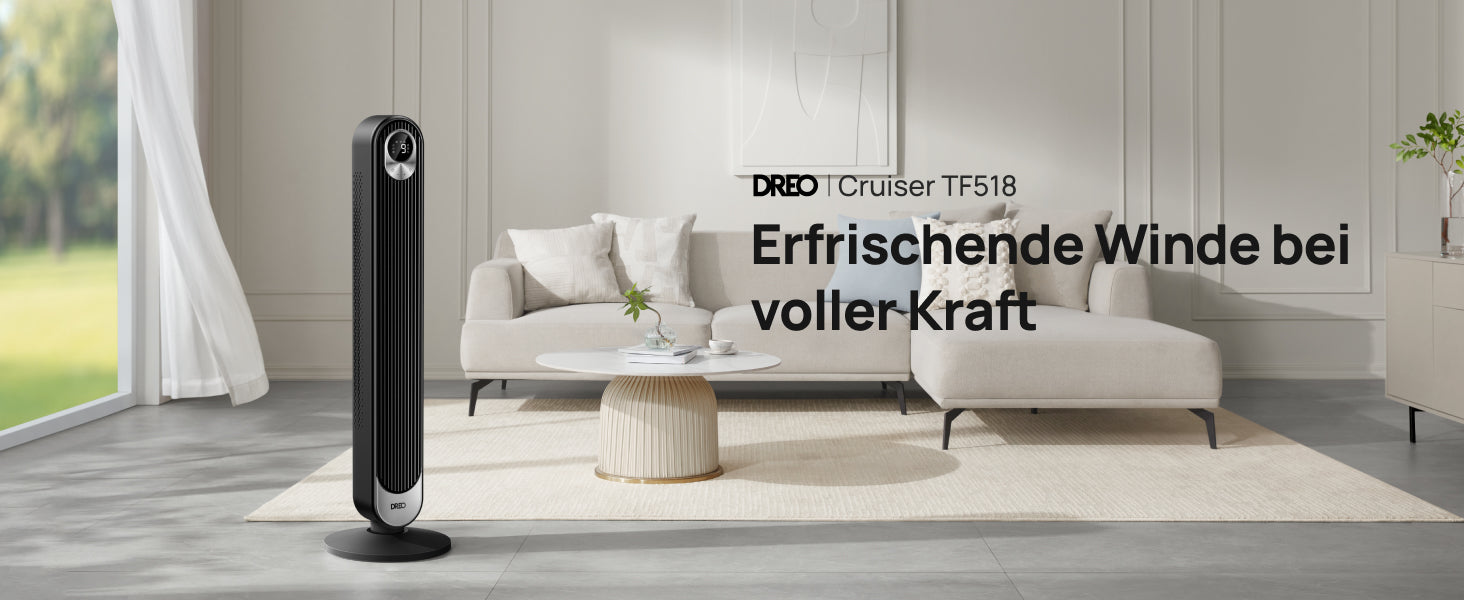 Erfrischende Winde bei voller Kraft