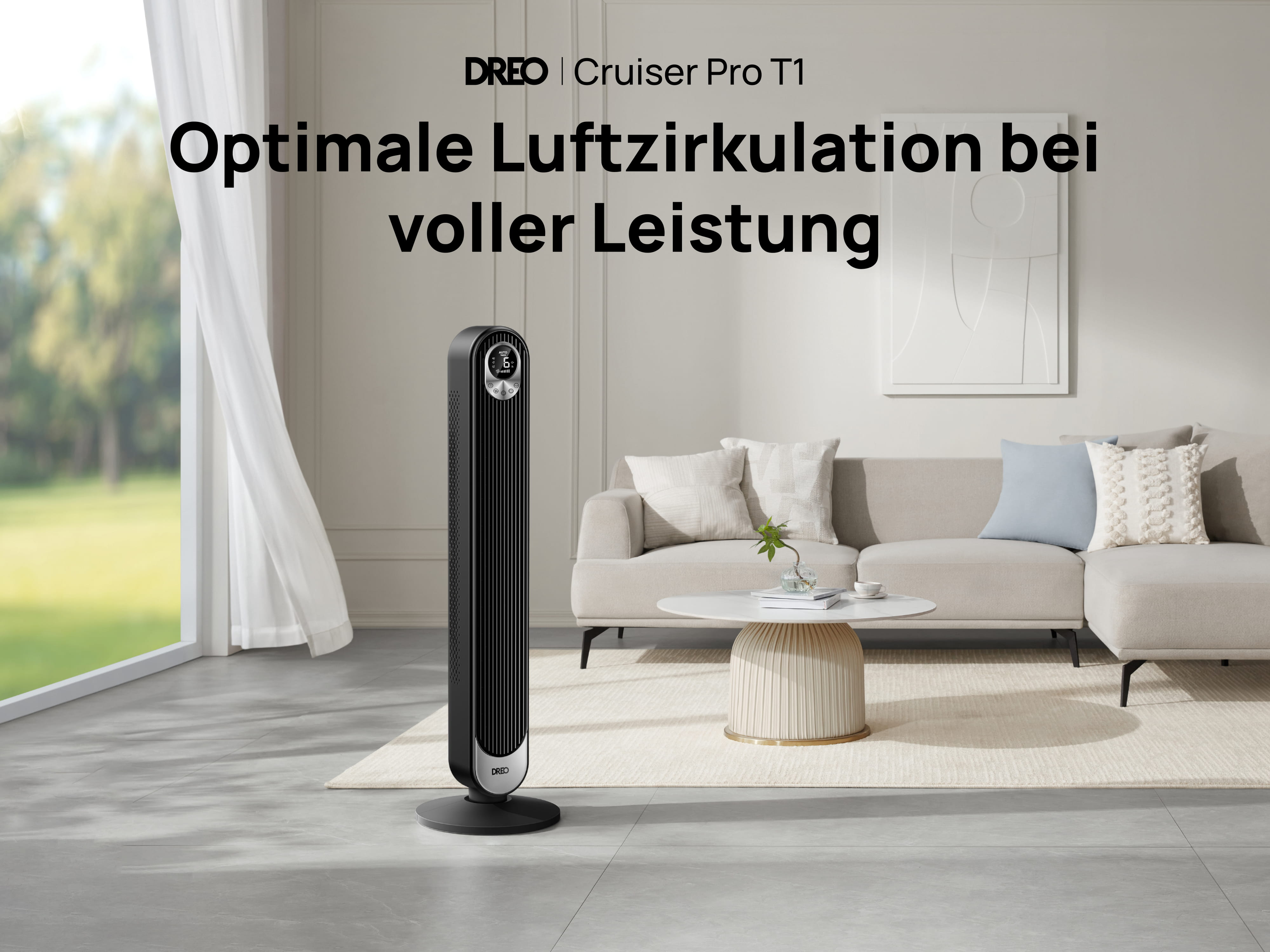 Optimale Luftzirkulation bei voller Leistung
