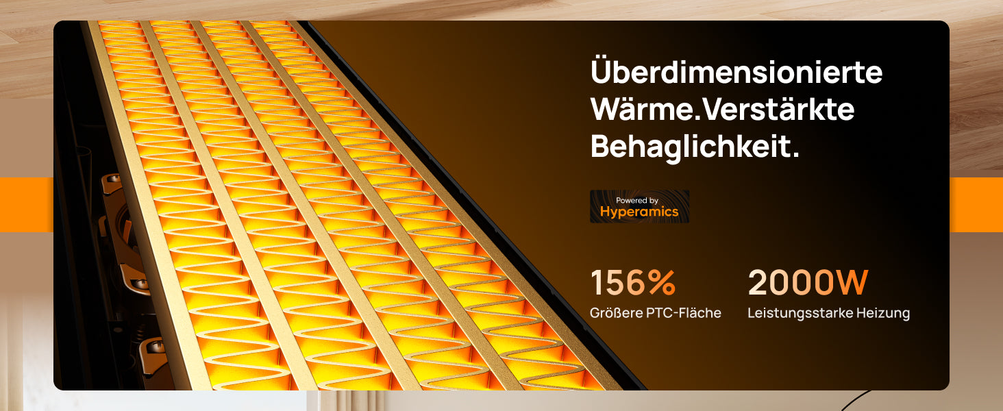 Überdimensionierte Wärme