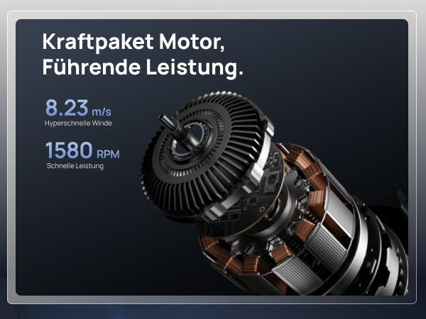 Kraftpaket Motor, Führende Leistung.