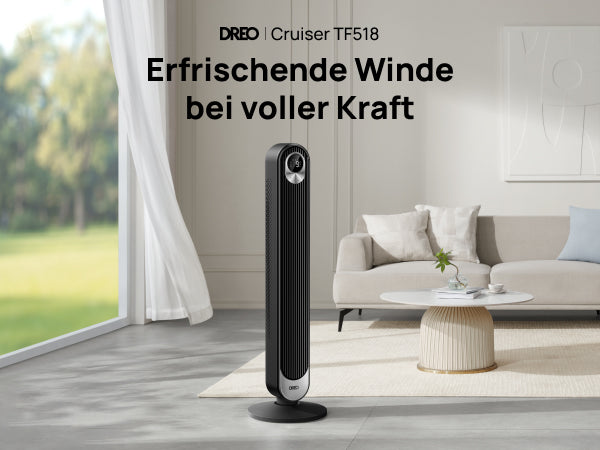 Erfrischende Winde bei voller Kraft