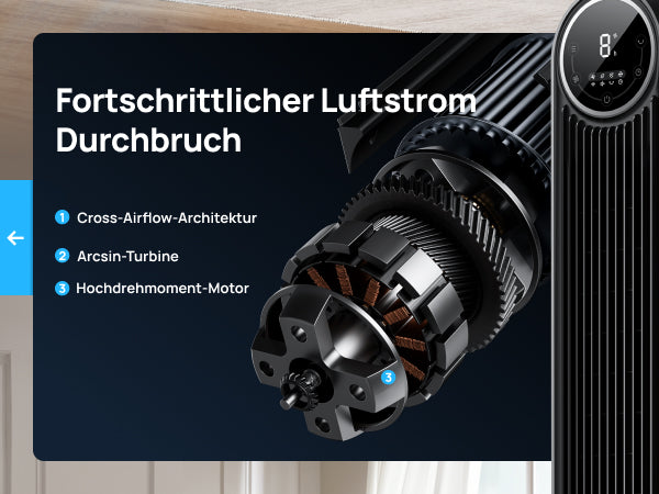 Fortschrittlicher Luftstrom Durchbruch