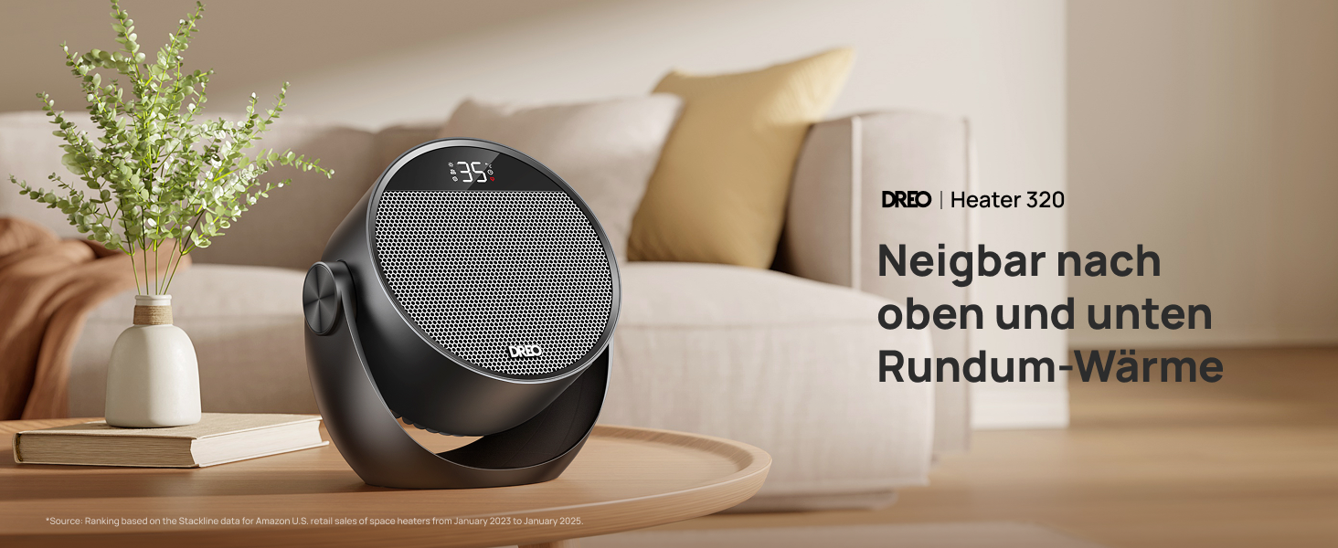 Neigbar nach oben und unten Rundum-Wärme