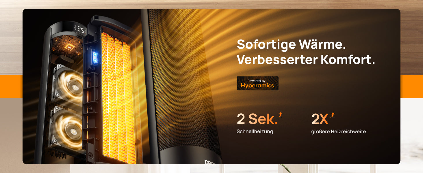 Sofortige Wärme. Verbesserter Komfort.