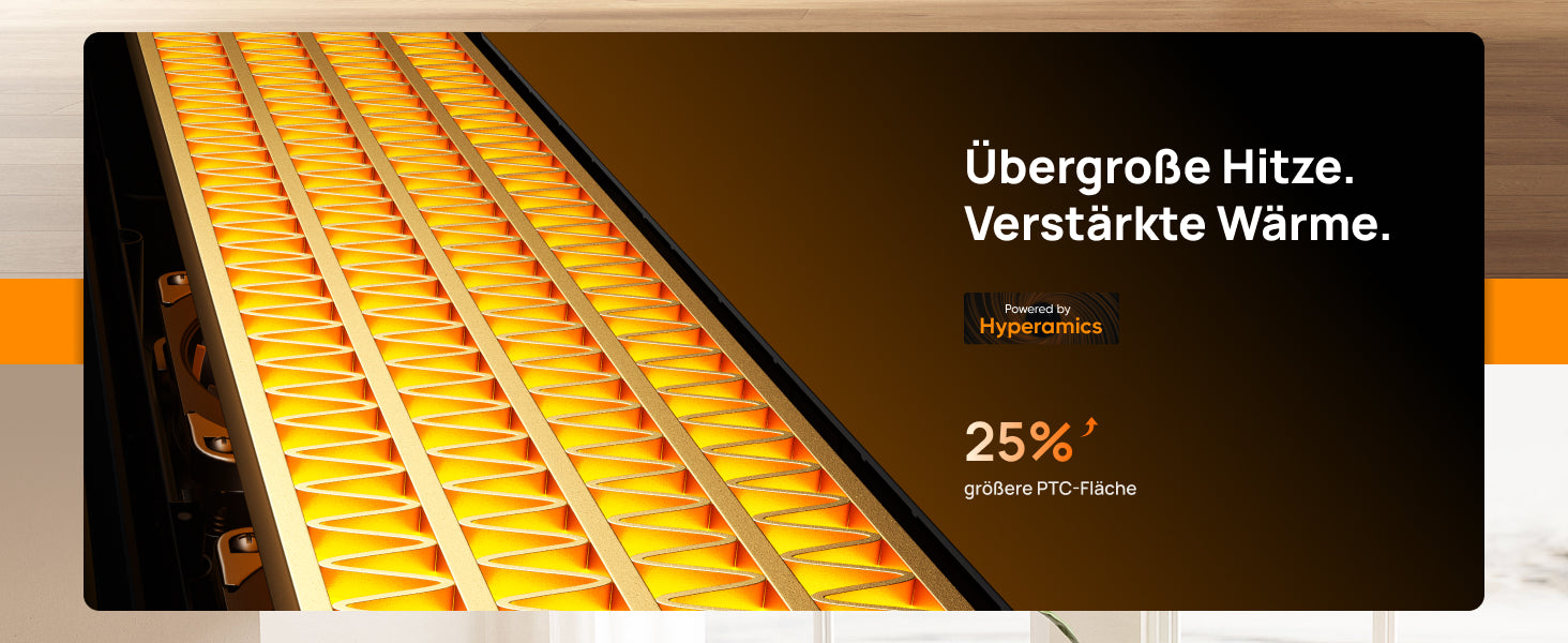 Übergroße Hitze. Verstärkte Wärme.