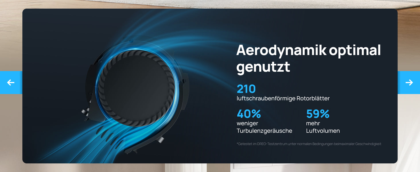 Aerodynamik optimal genutzt
