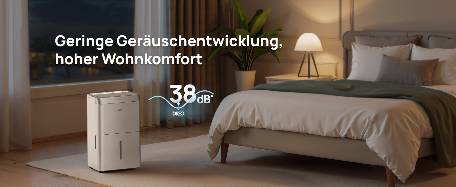 Geringe Geräuschentwicklung, hoher Wohnkomfort