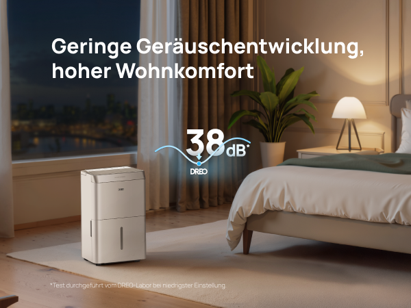 Geringe Geräuschentwicklung, hoher Wohnkomfort