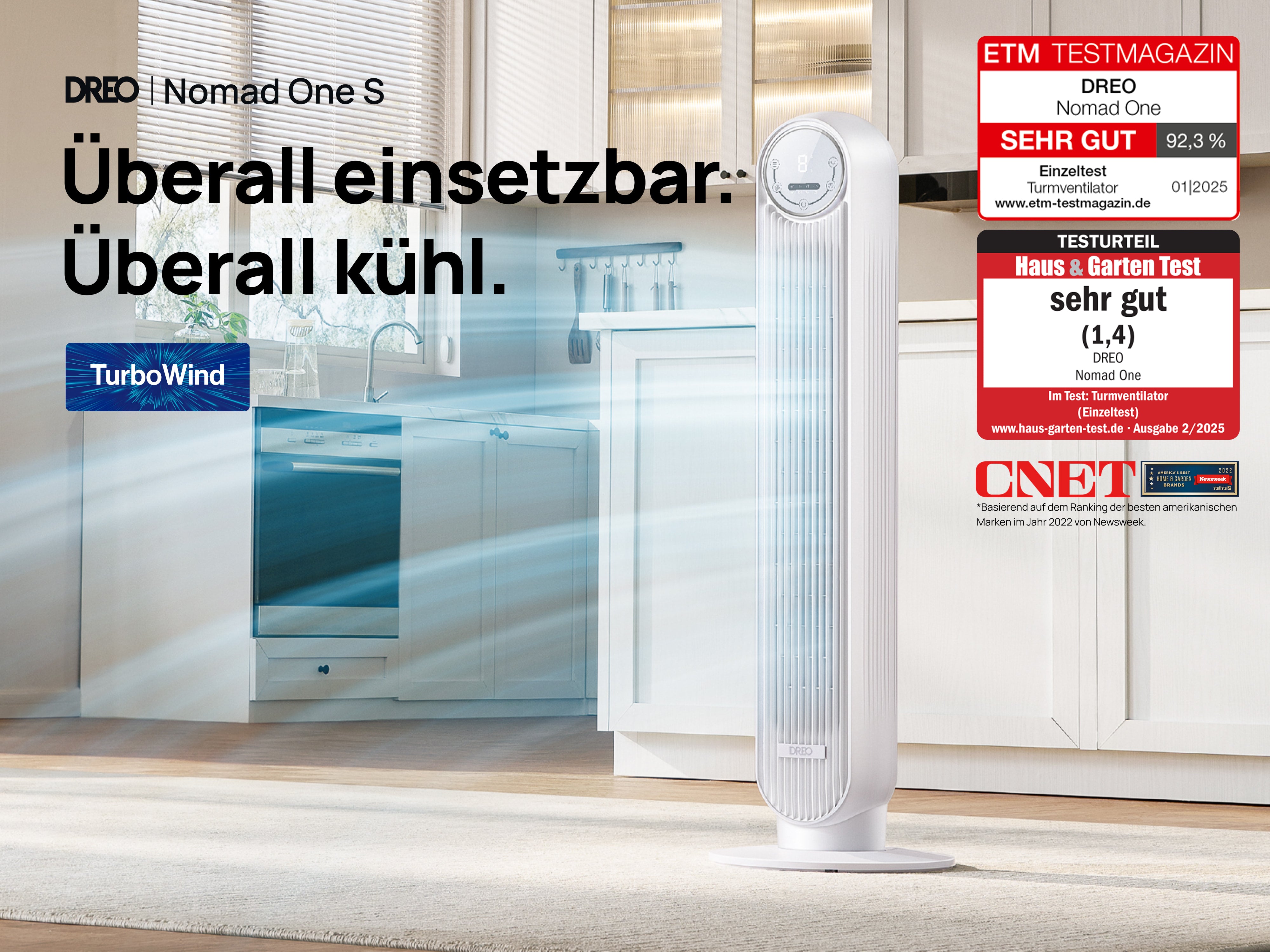 Überall einsetzbar. Überall kühl.