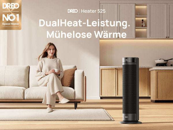 DualHeat-Leistung. Mühelose Wärme