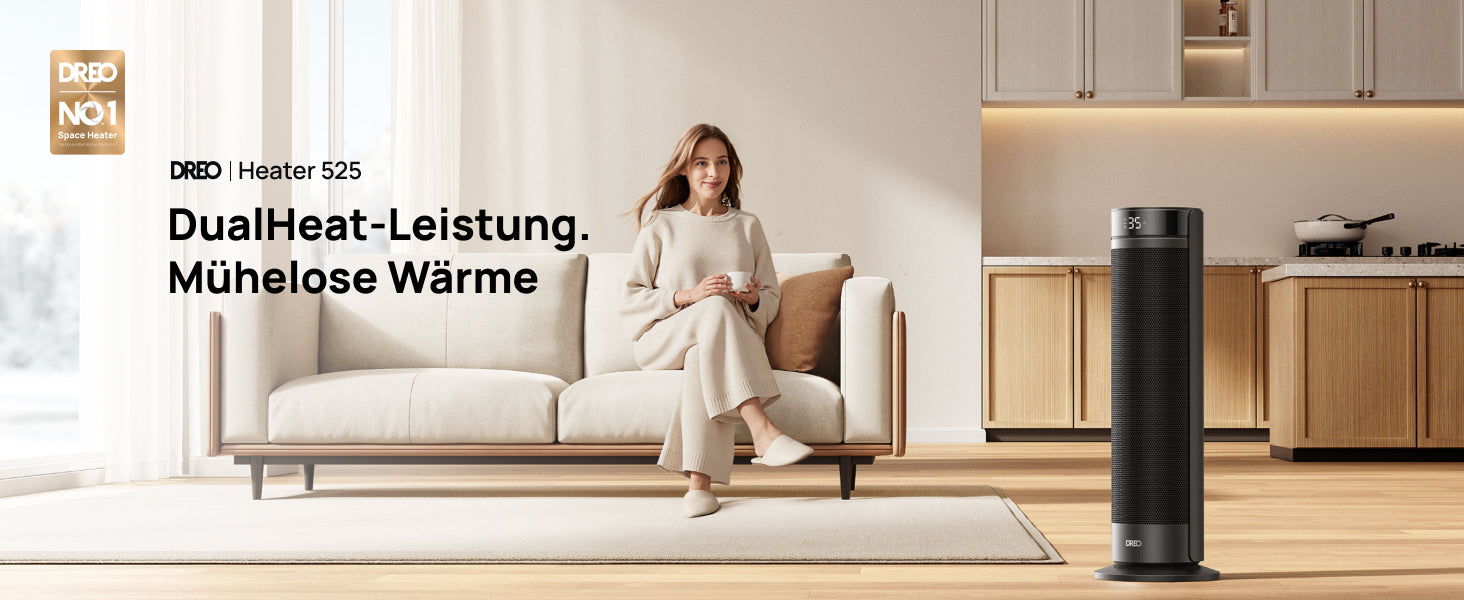 DualHeat-Leistung. Mühelose Wärme