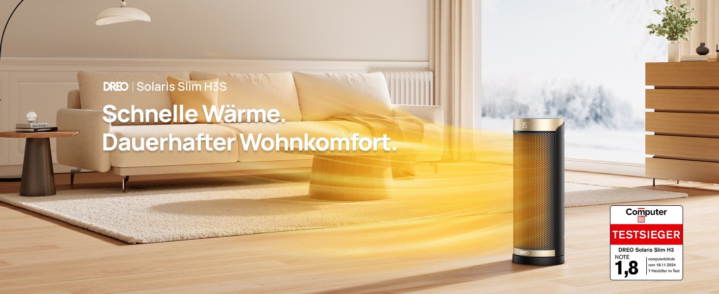 Heizlüfter Solaris Slim H3S KV