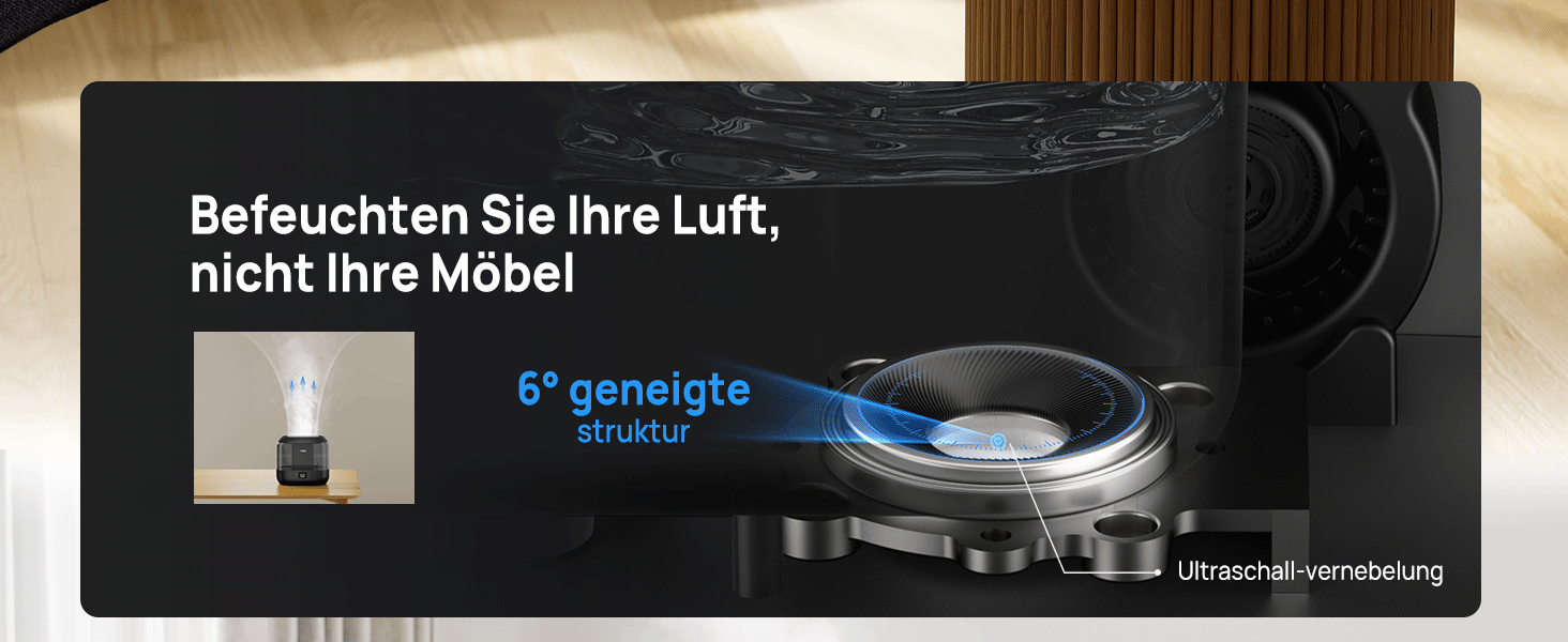 Befeuchten Sie Ihre Luft, nicht Ihre Möbel