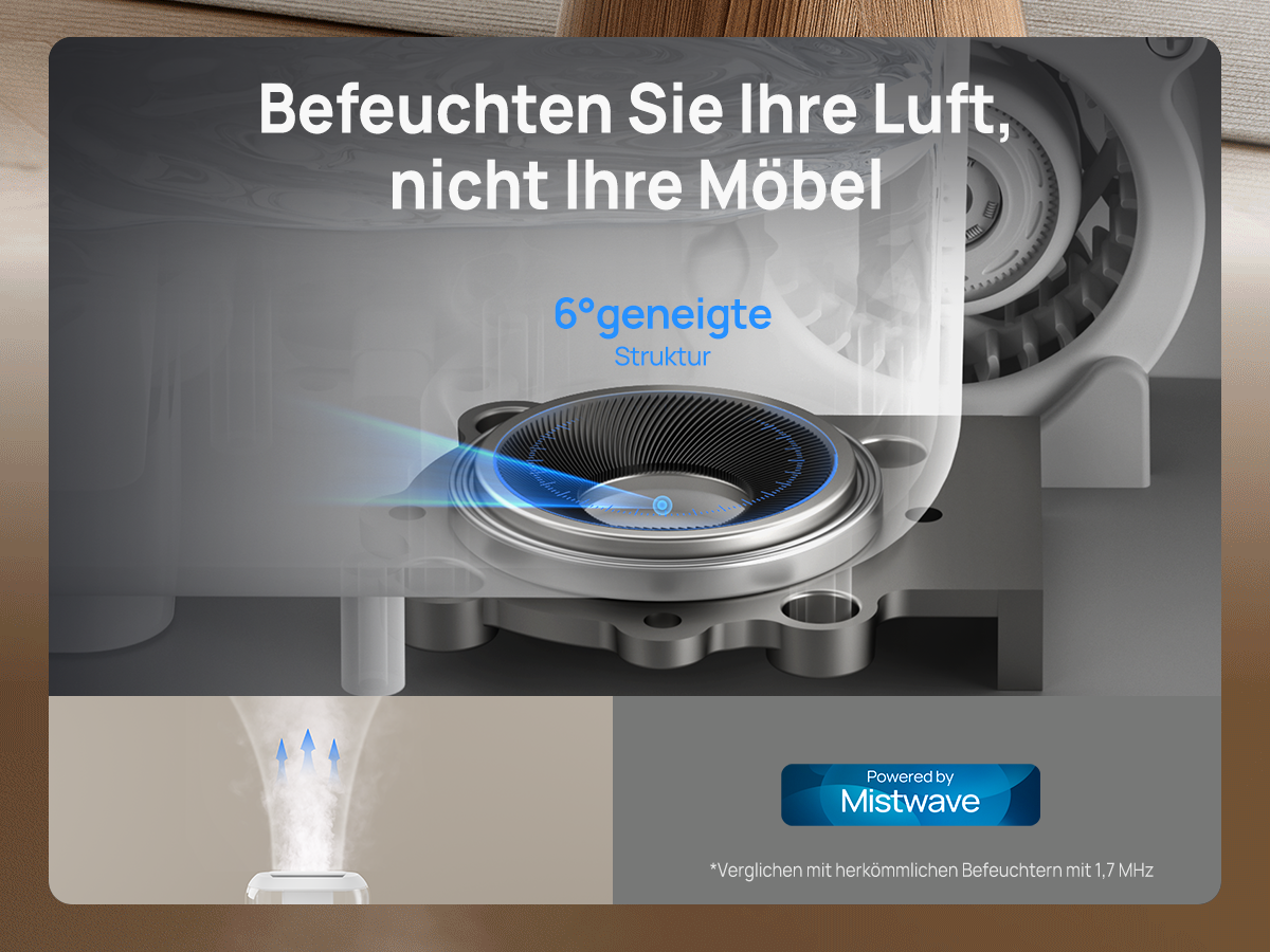 Befeuchten Sie Ihre Luft, nicht Ihre Möbel