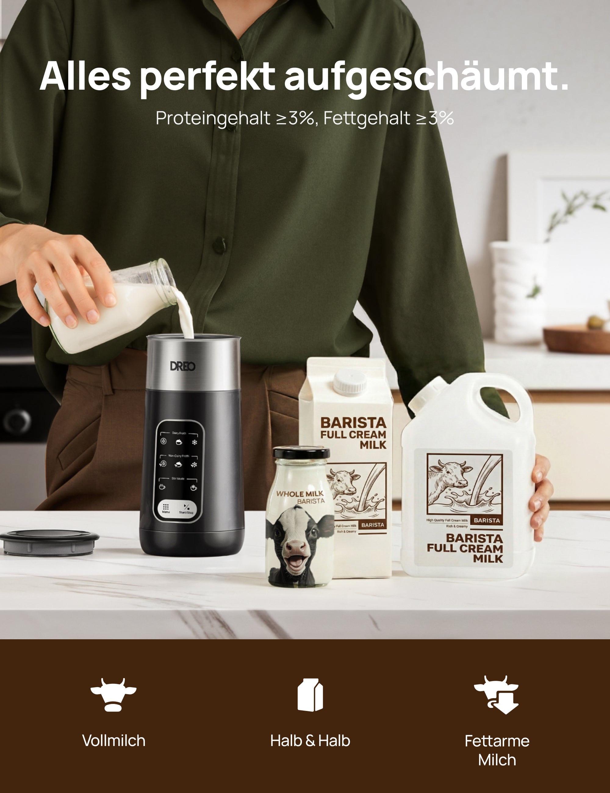 Barista Maker Air Milchaufschäumer