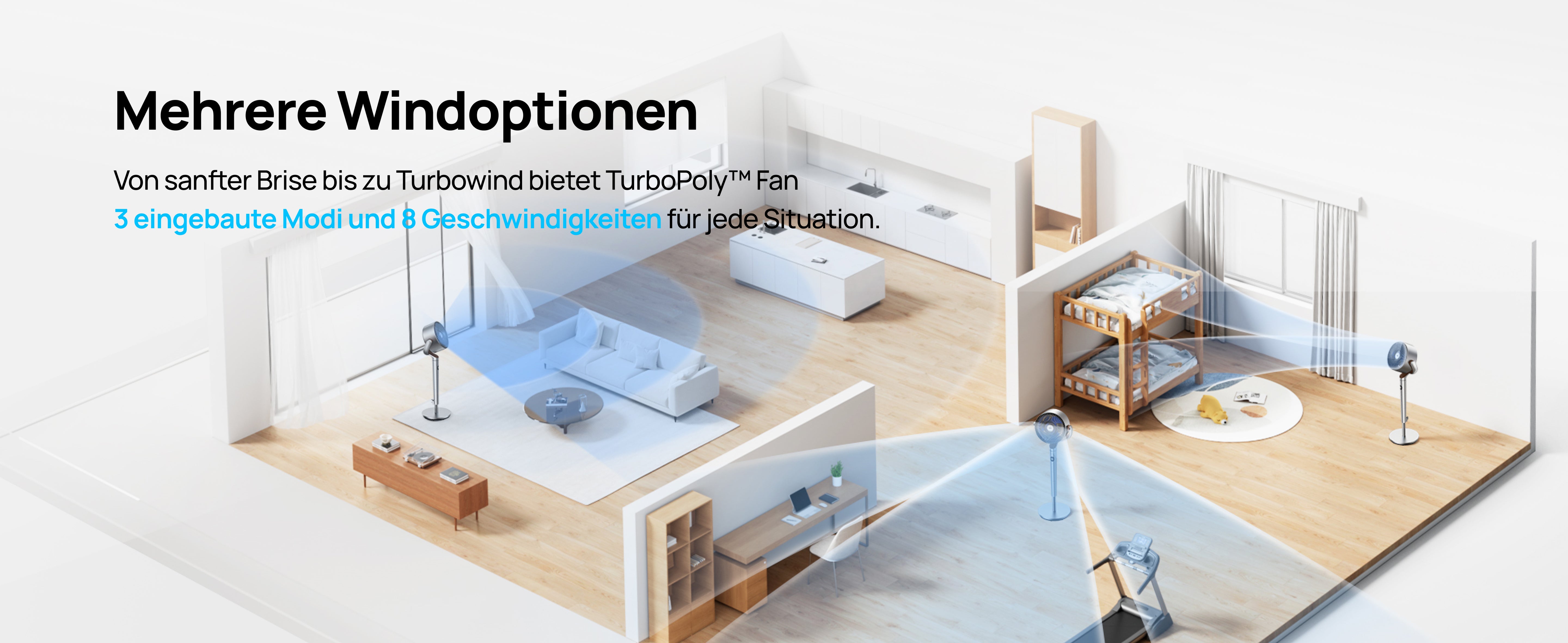 Mehrere Windoptionen