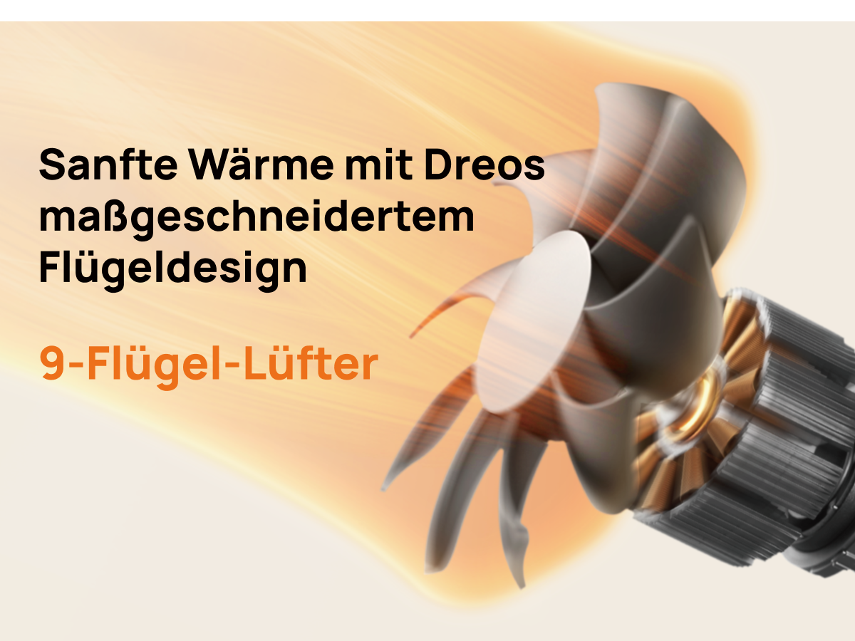 9-Flügel-Lüfter