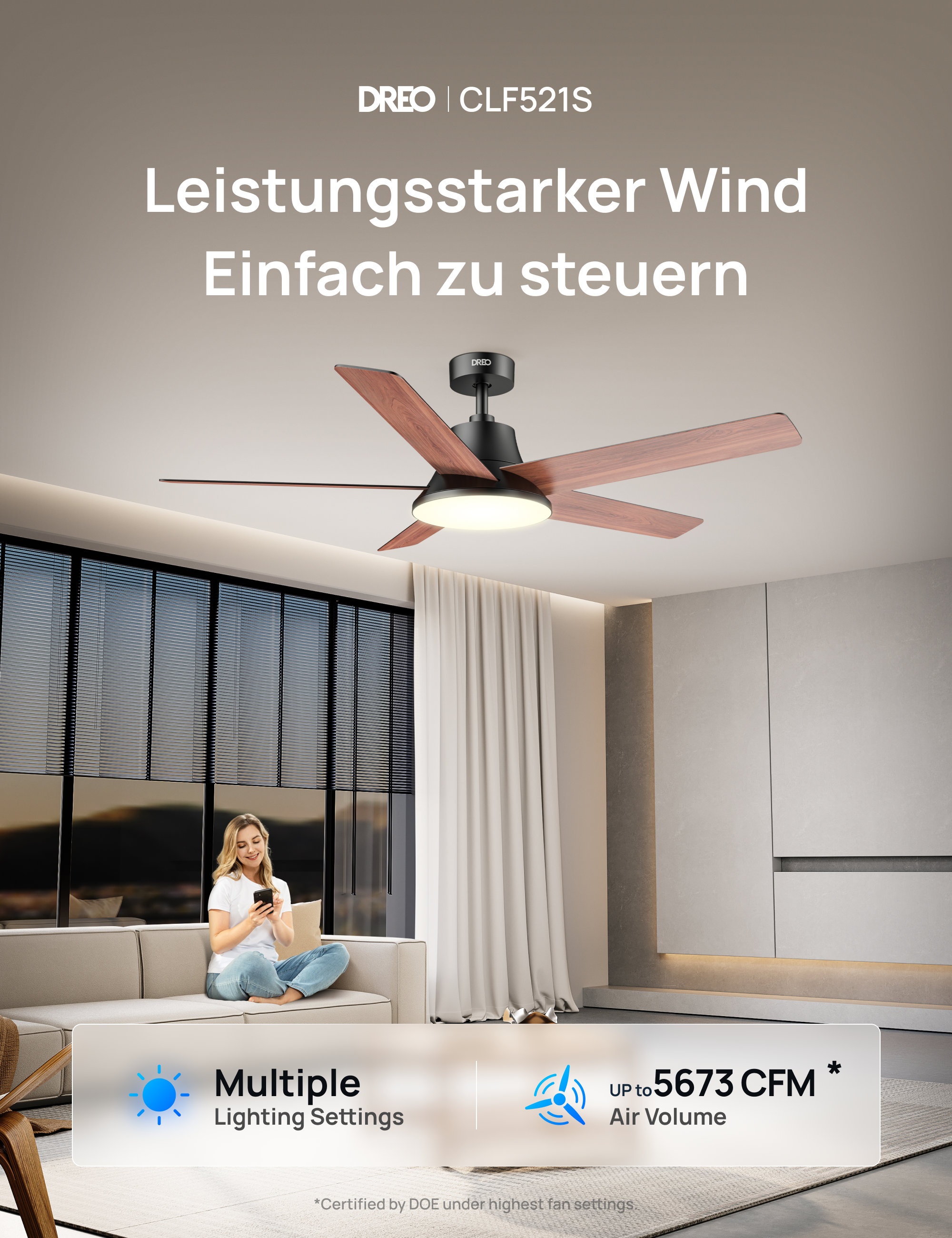 Deckenventilator CLF521