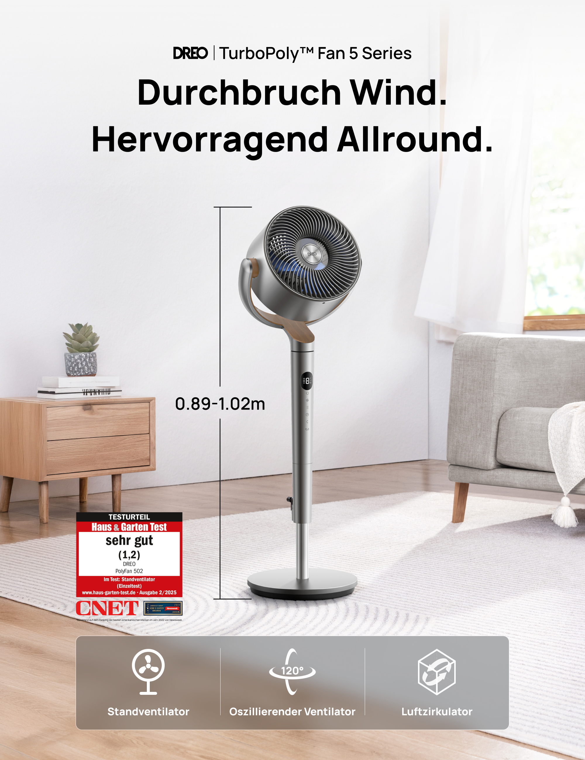 TurboPoly™ Ventilator 502S