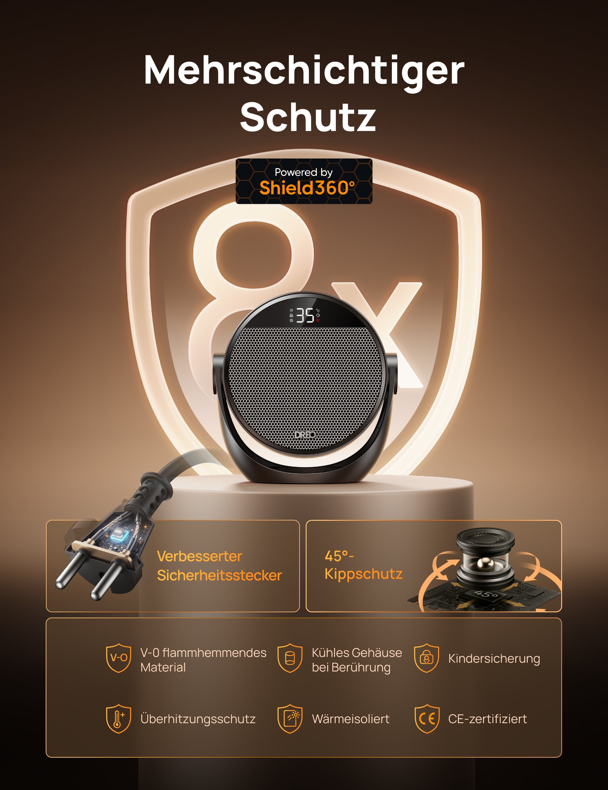 Heizlüfter Atom 320 - DREO DE