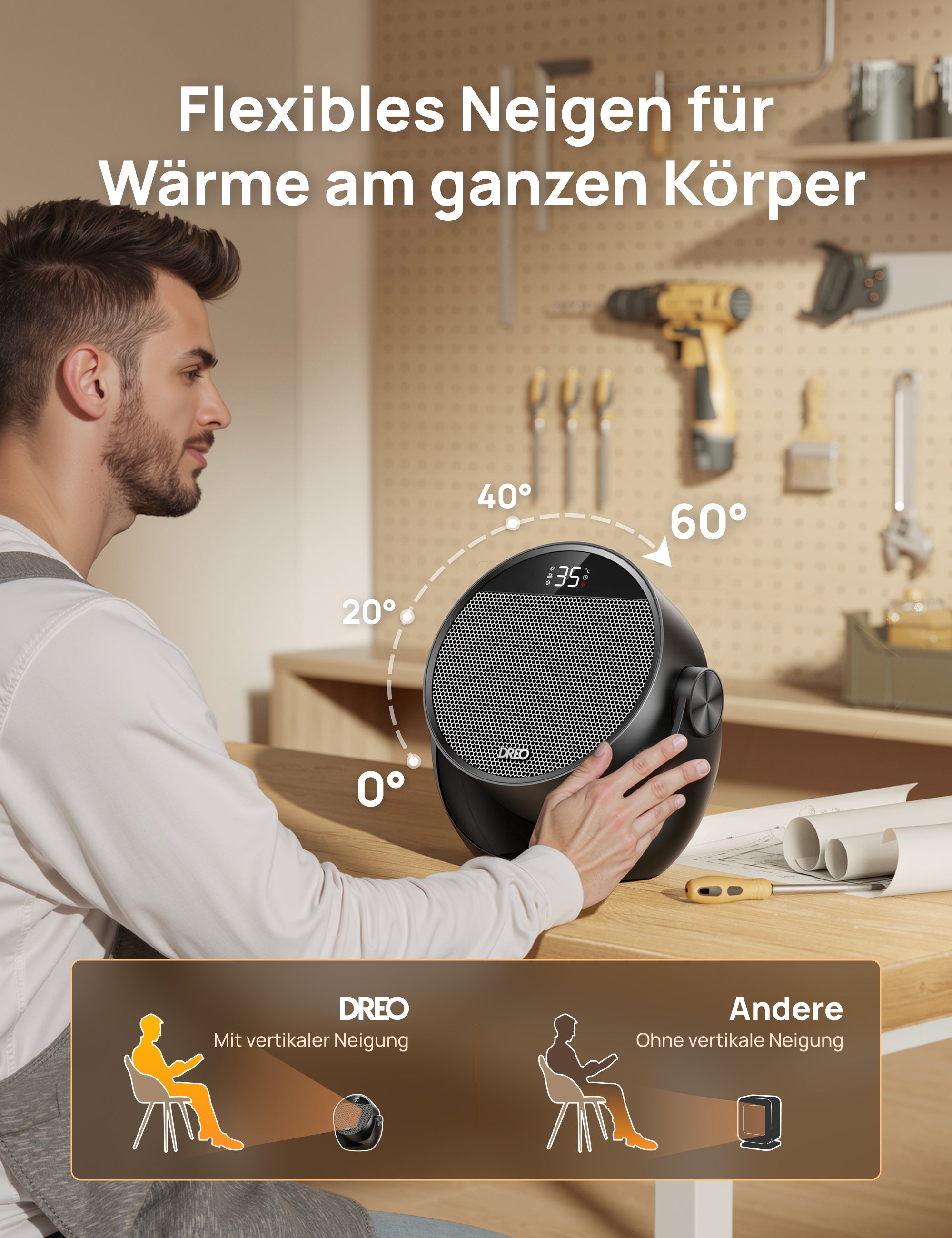 Heizlüfter Atom 320 - DREO DE