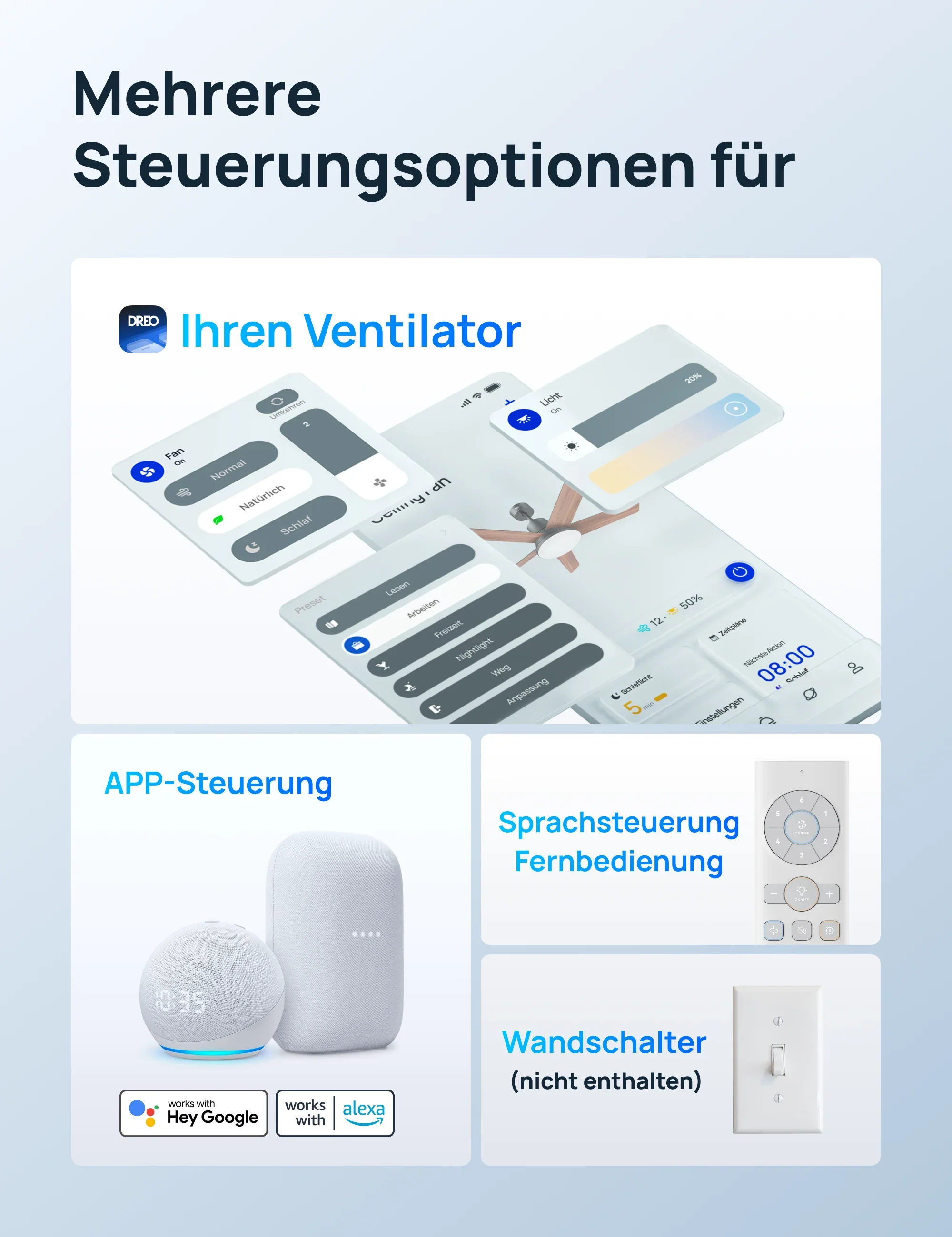 Deckenventilator CLF521 - DREO DE
