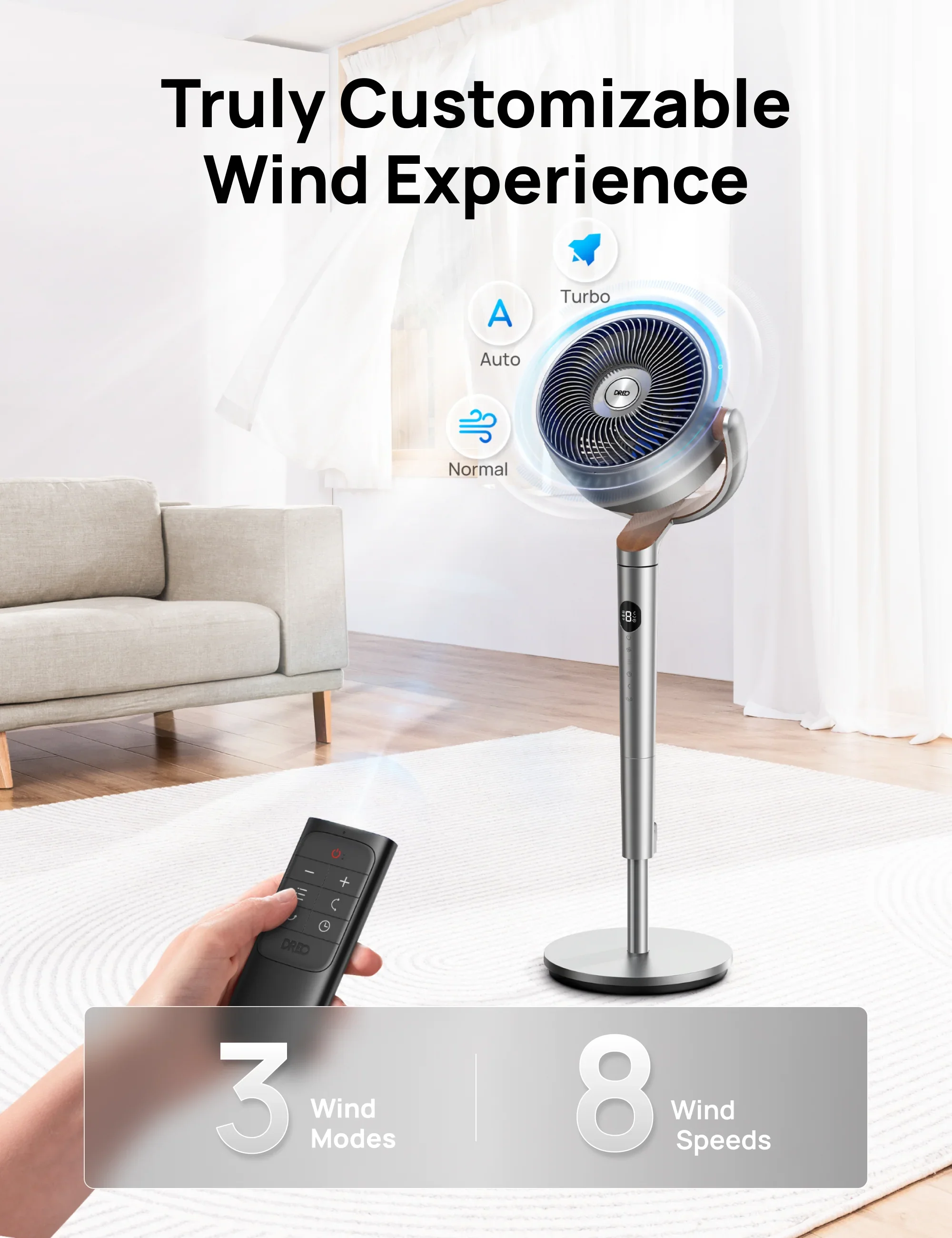 TurboPoly™ Ventilator 502S - DREO DE