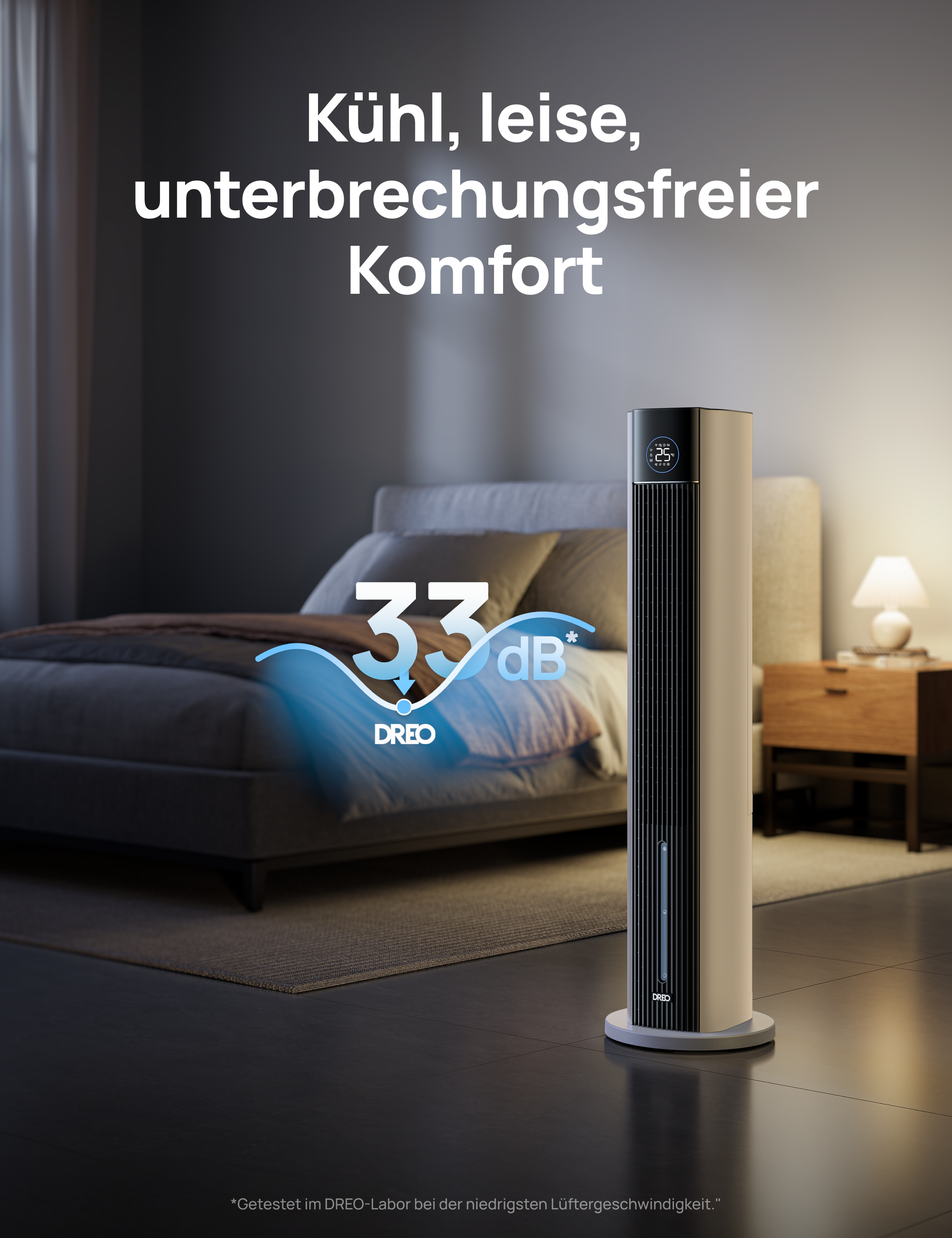 Turmventilator mit Wasserkühlung IceWind 712S - DREO DE