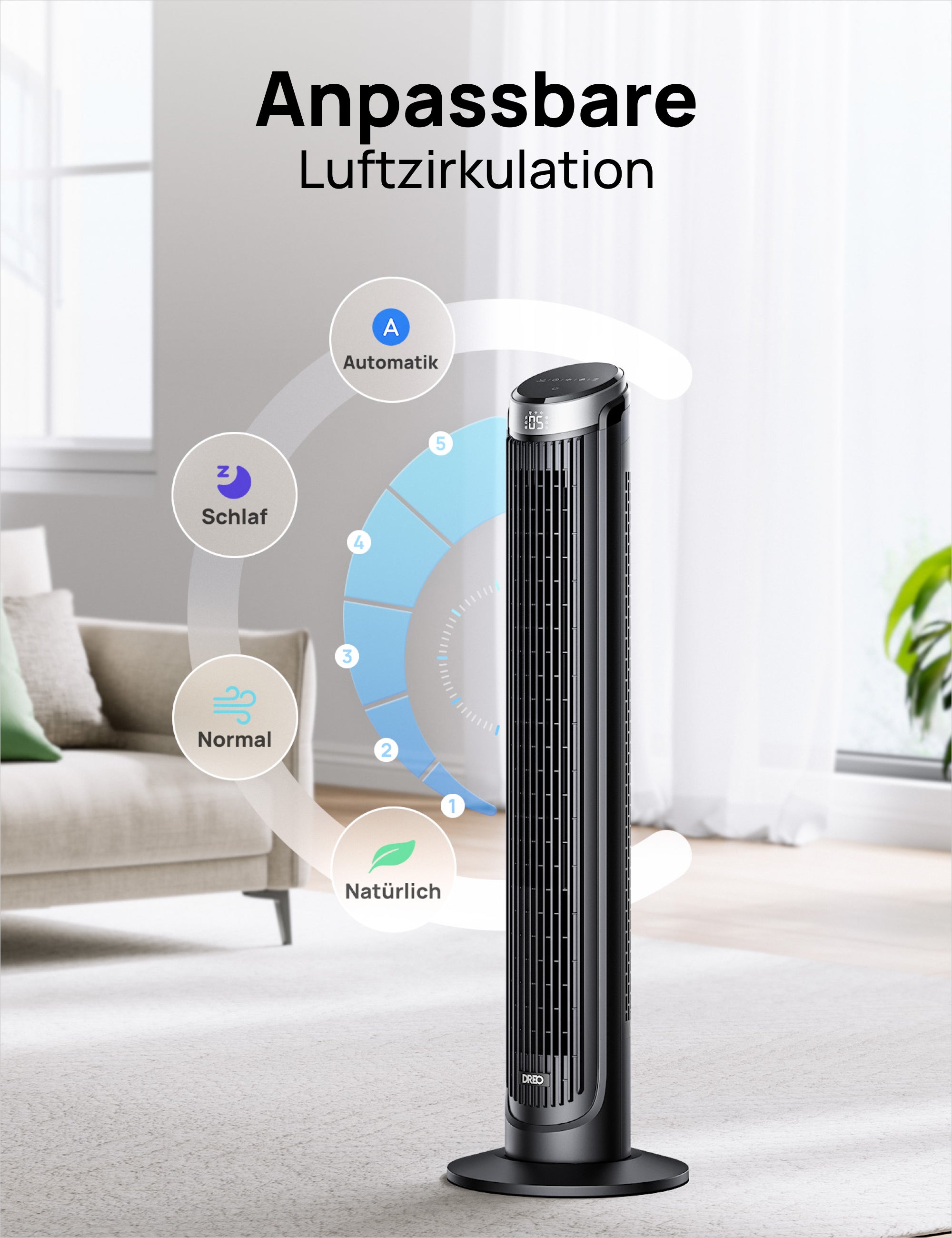 Turmventilator Cruiser Pro T3 - DREO DE