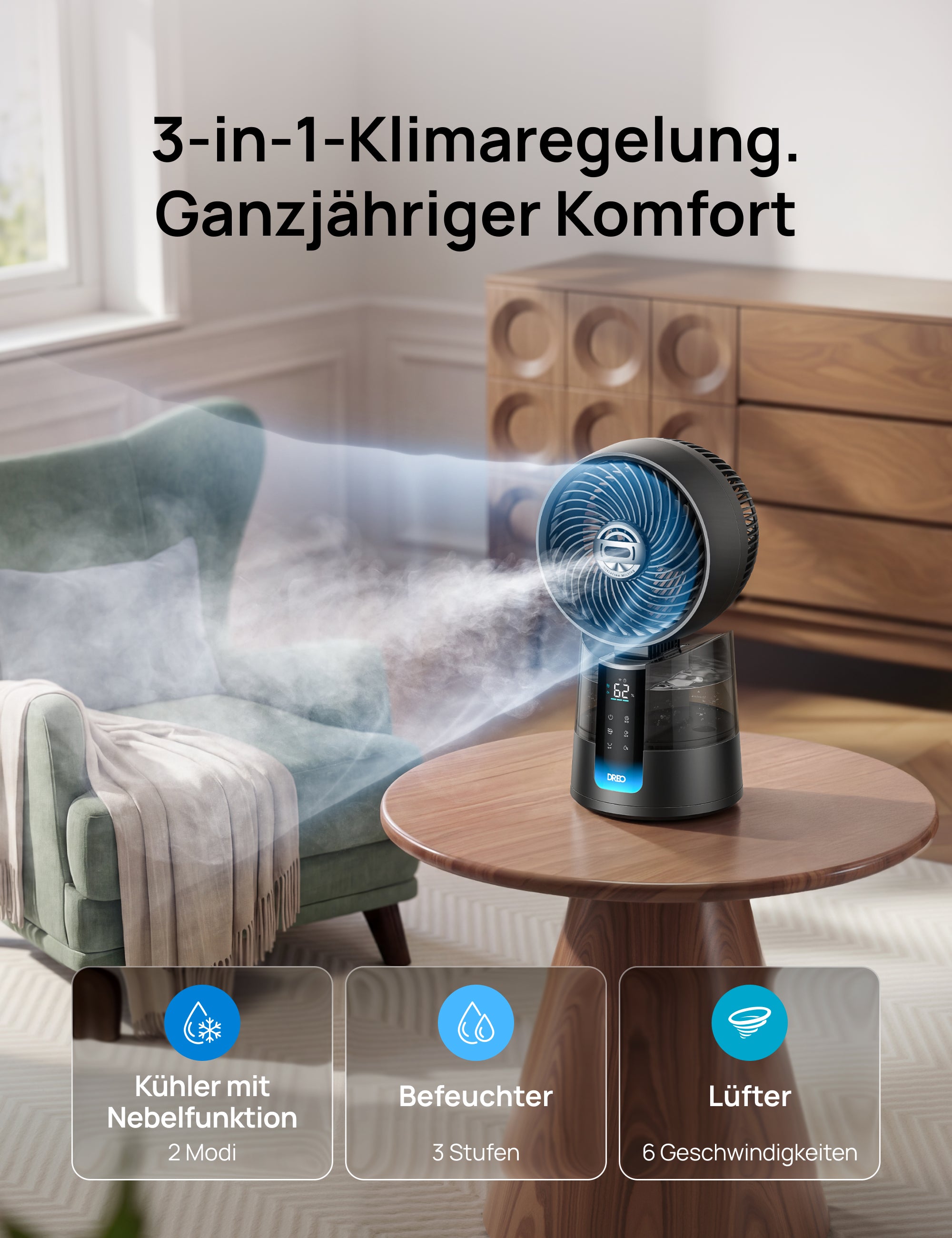 TurboCool™ Nebelventilator 516S