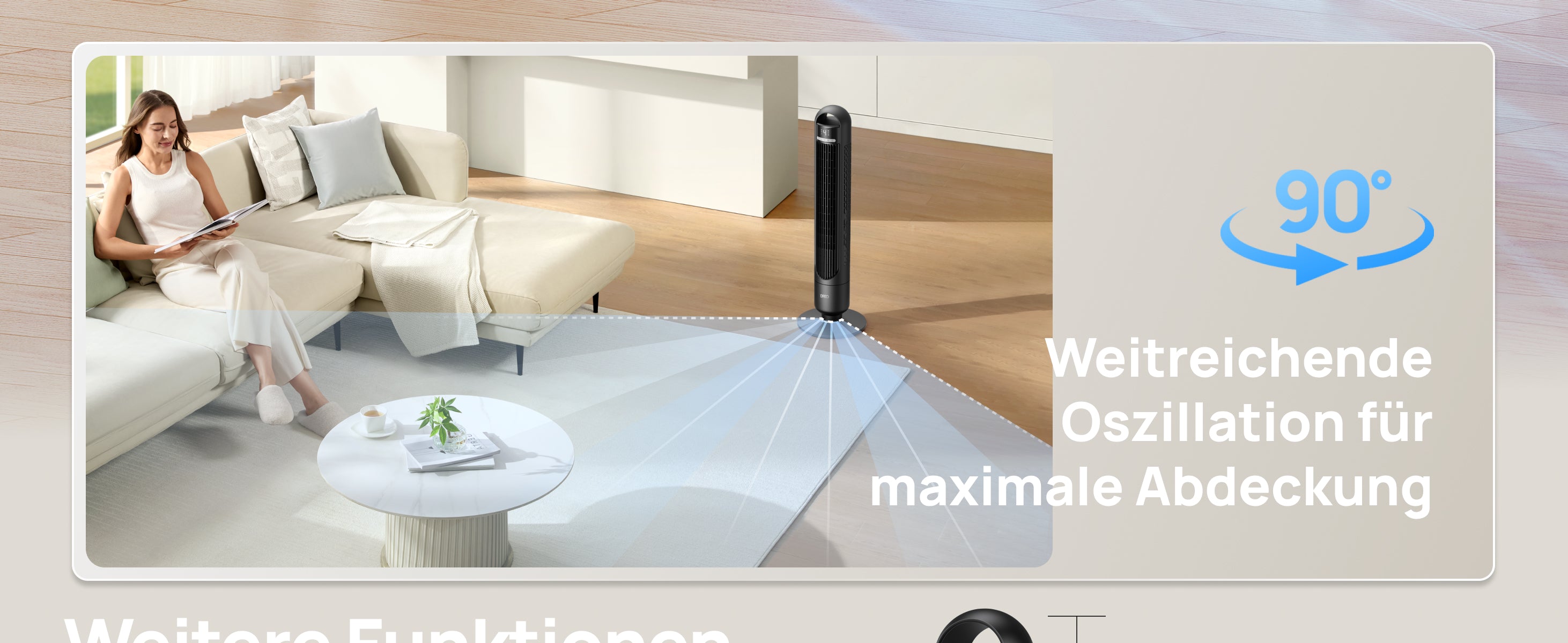 Weitreichende Oszillation für maximale Abdeckung