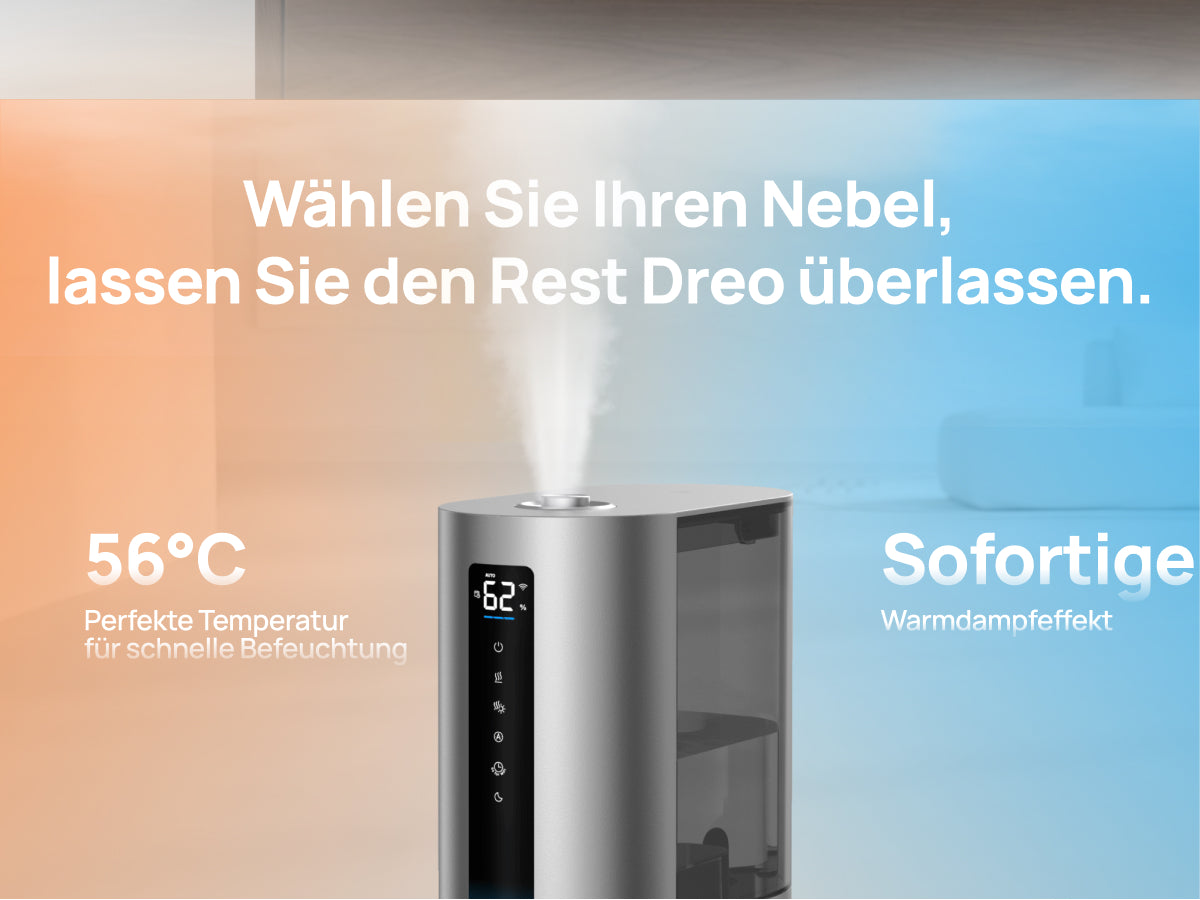 Sofortiger Warmdampfeffekt