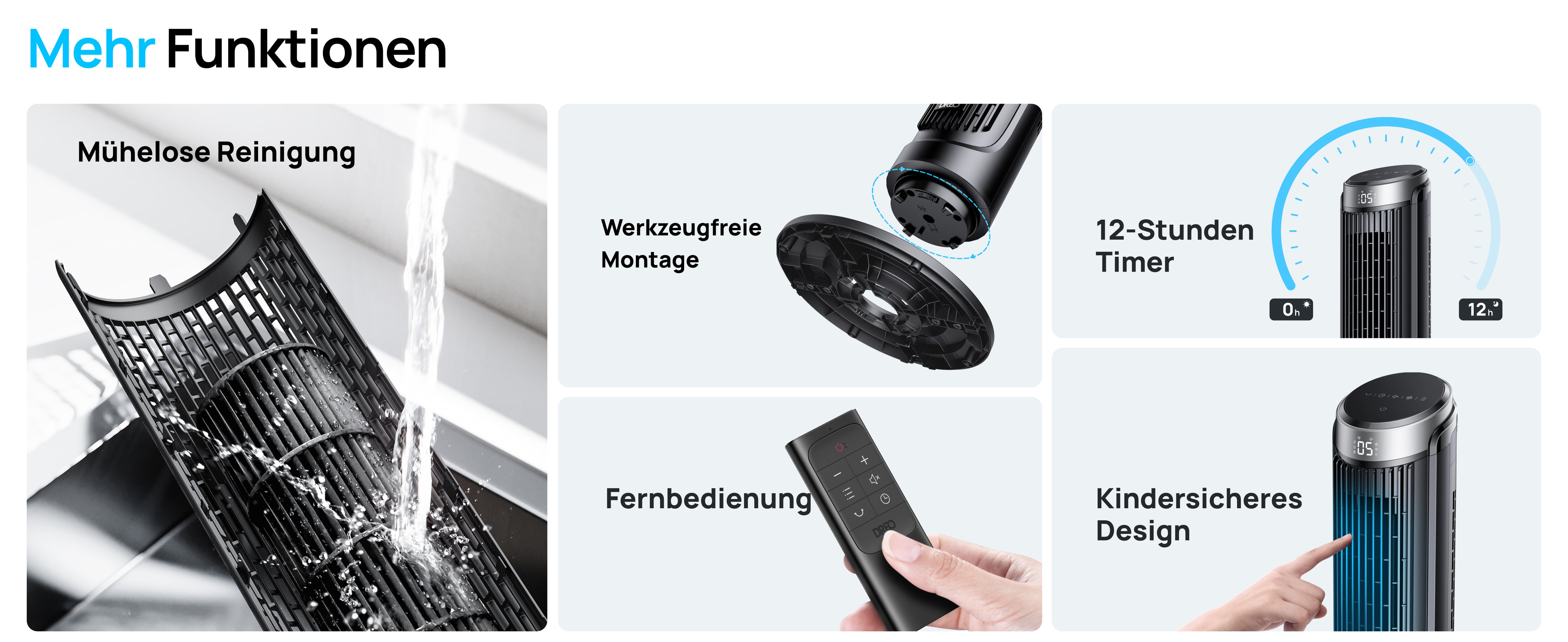 Mehr Funktionen