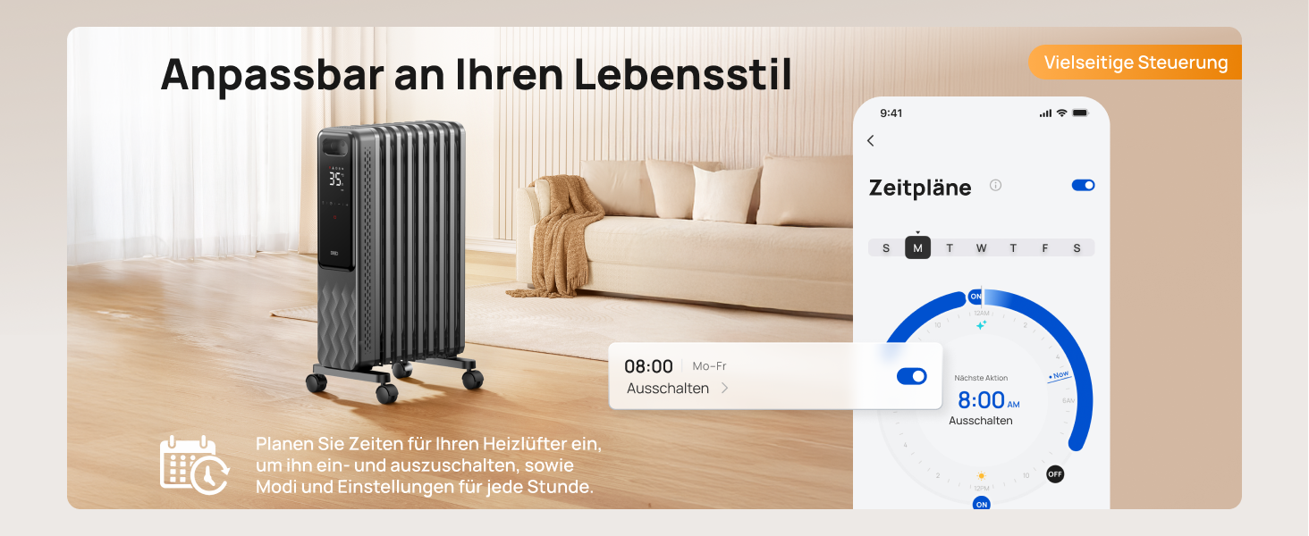 Anpassbar an Ihren Lebensstil