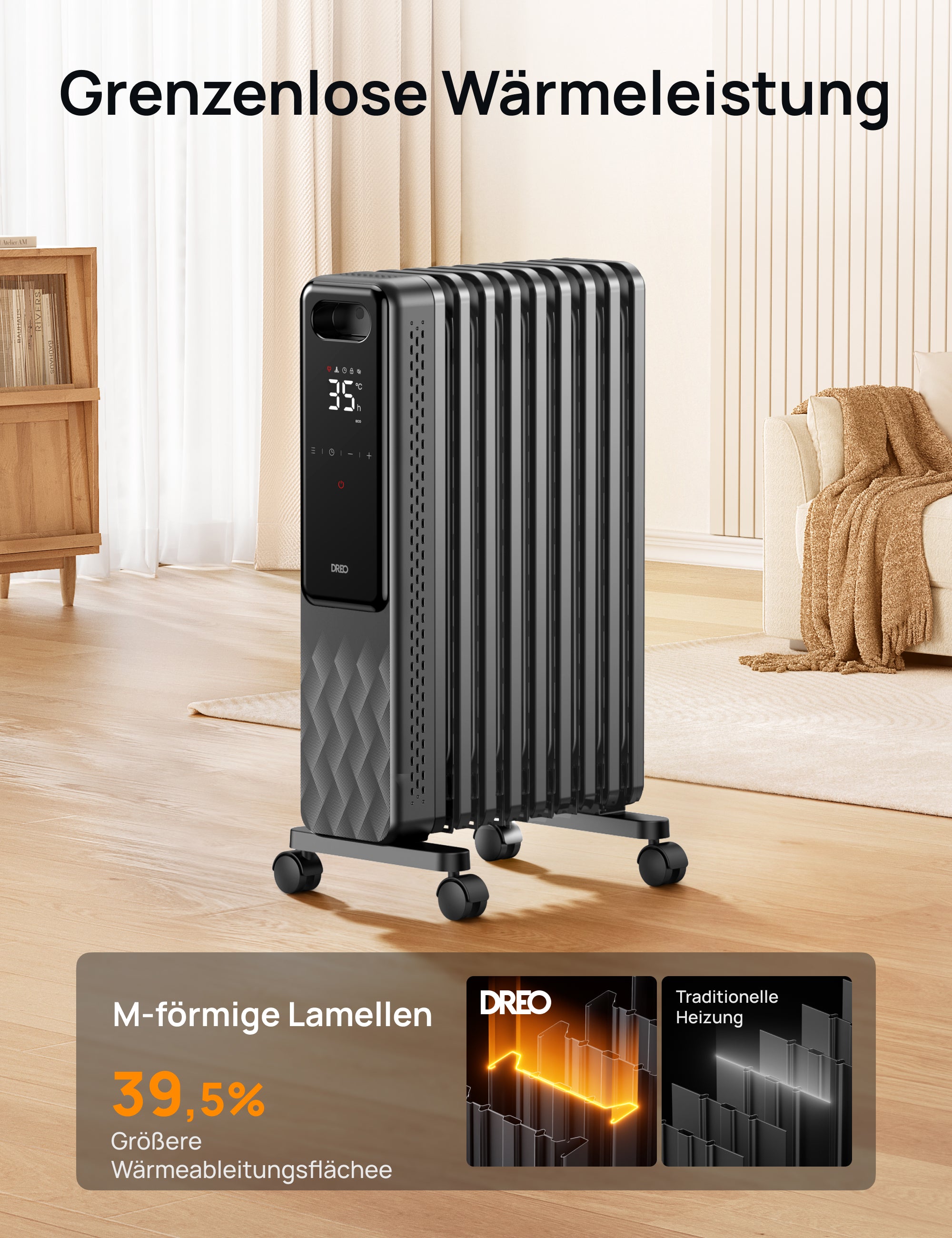 Radiatorheizung OH310S - DREO DE